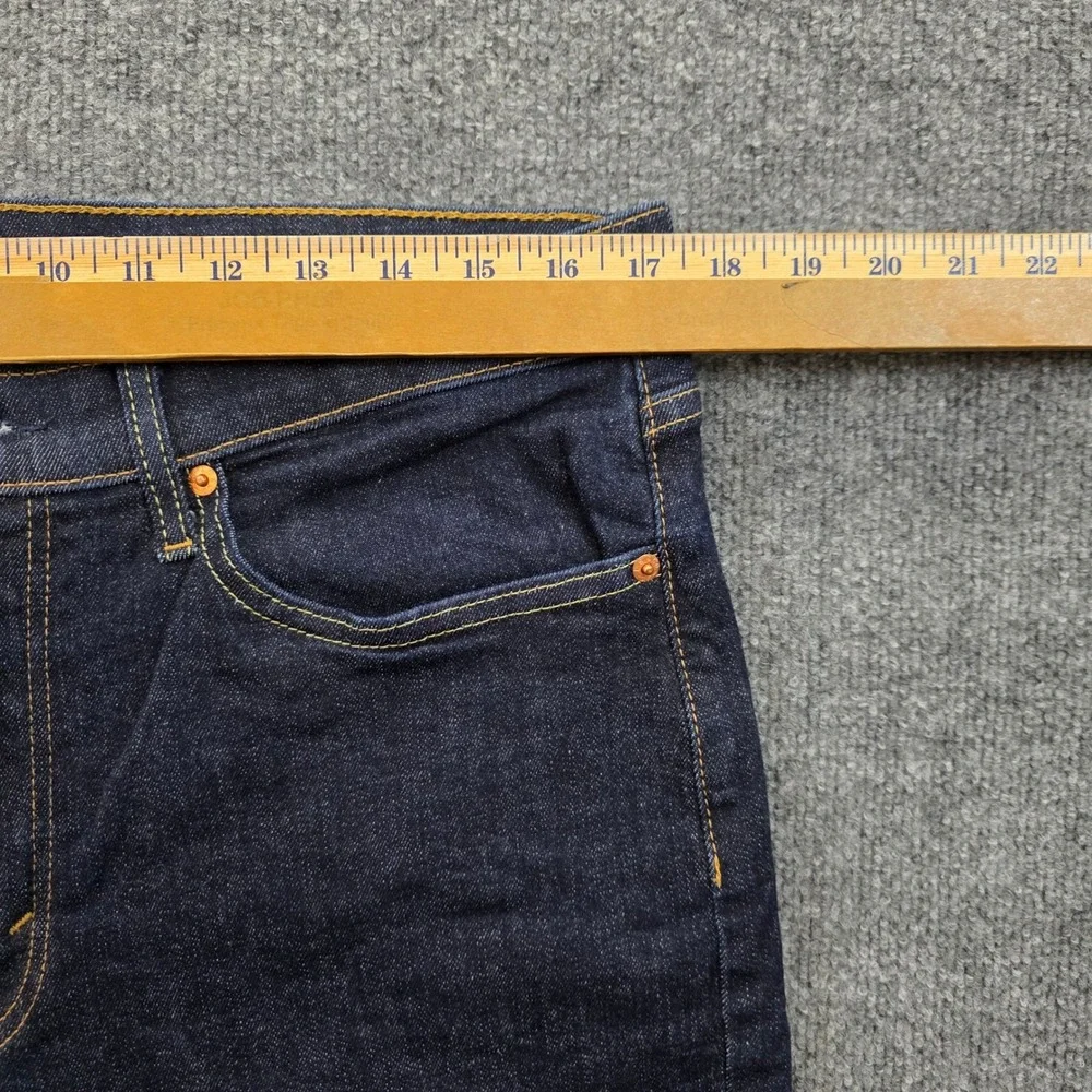 Levi 514 Jeans Mens‎ W34 L28 Blue Denim Dark Wash Straight Leg Casual 514-1325